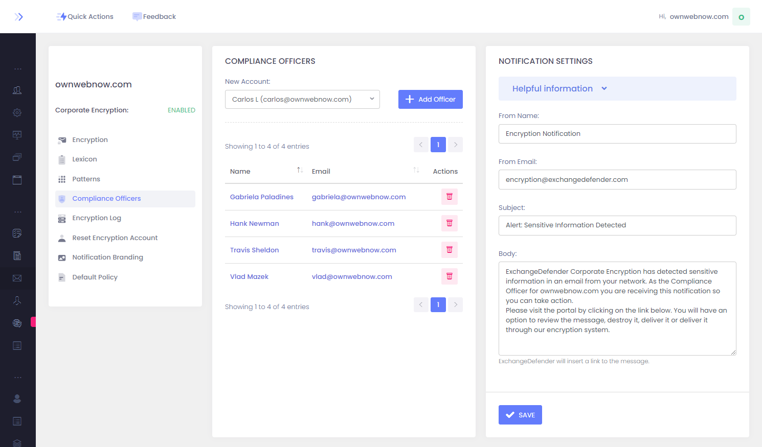 Corporate Encryption User Guide
