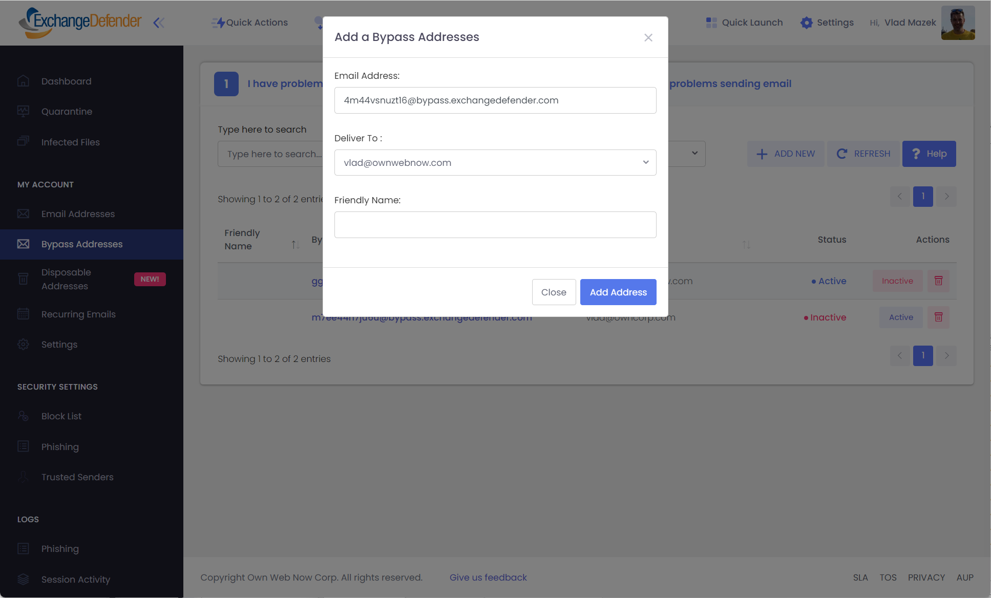 User Guide for Users