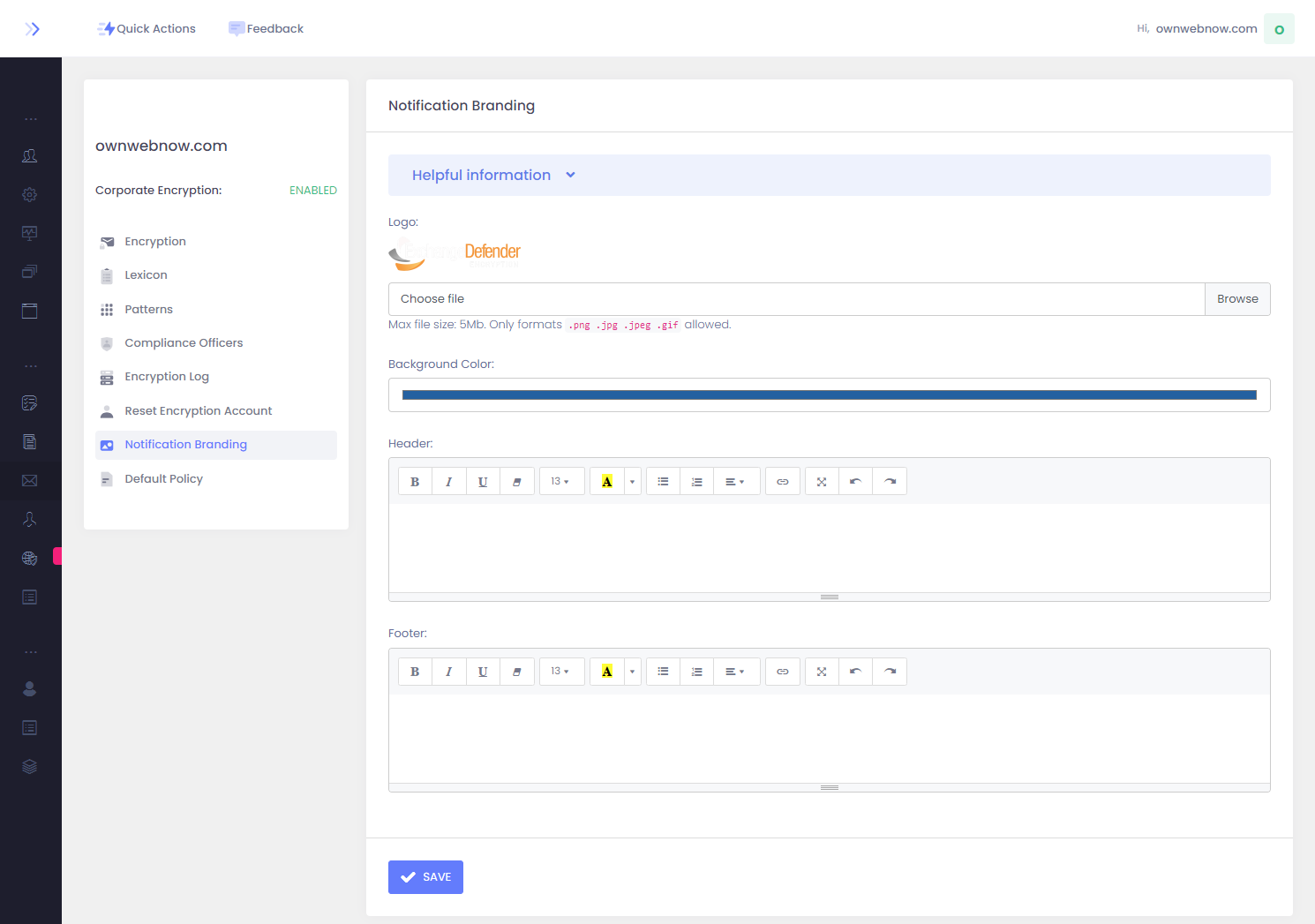 Corporate Encryption User Guide