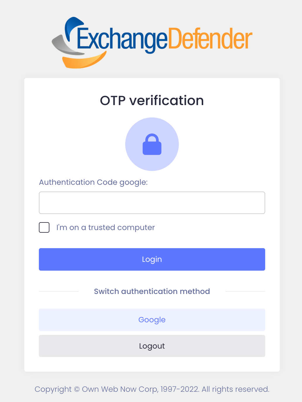 ExchangeDefender OAuth