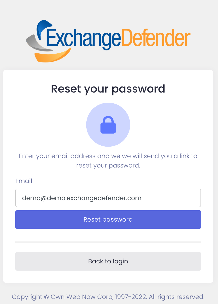 ExchangeDefender OAuth