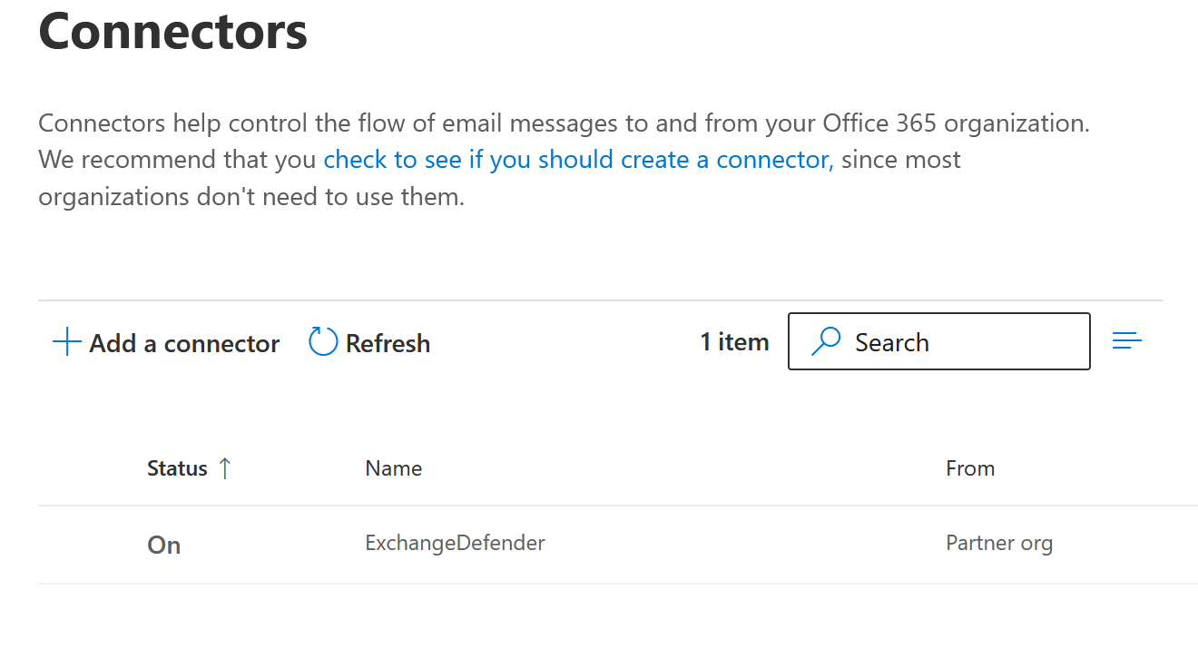 Configuring Microsoft365 with ExchangeDefender