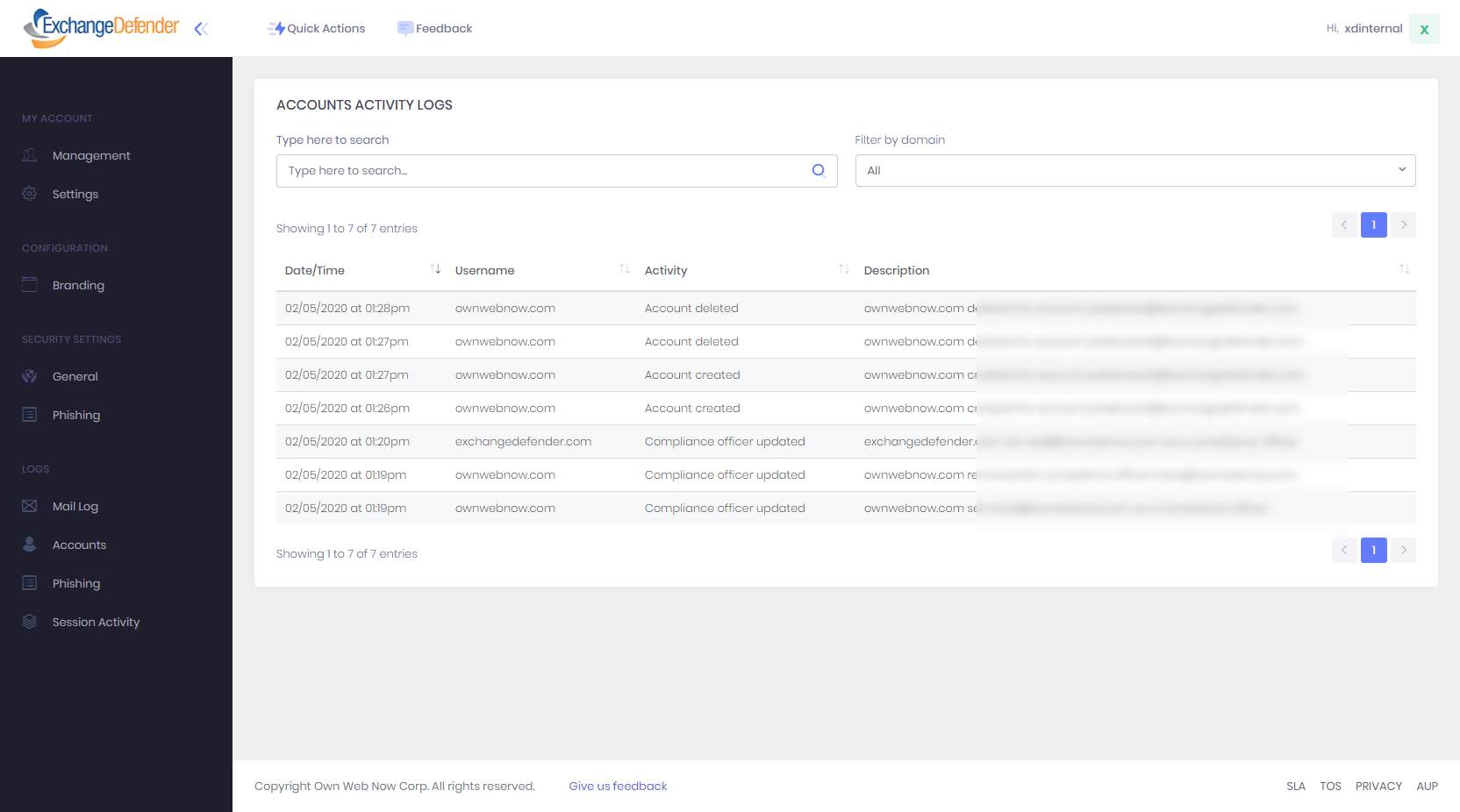 User Guide for Service Providers