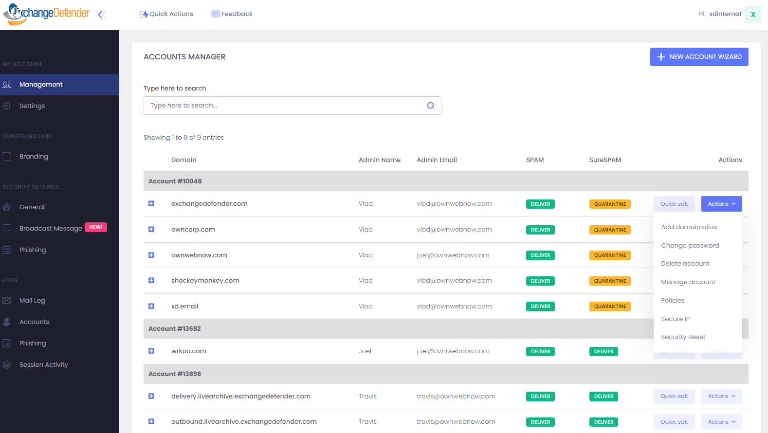 User Guide for Service Providers