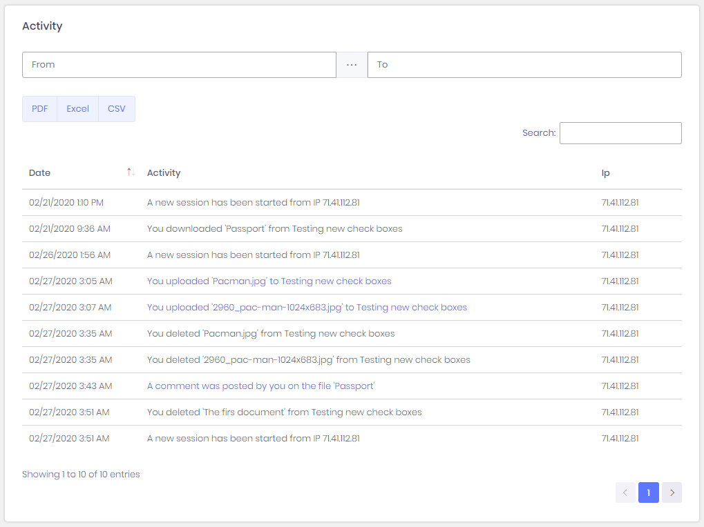 Web File Server Portal User Guide