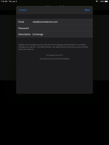 ExchangeDefender Exchange Setup
