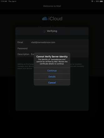 ExchangeDefender Exchange Setup