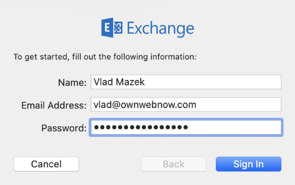 ExchangeDefender Exchange Setup